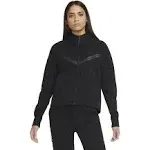 Women Nike tech black zip-up jacket