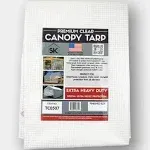 Skilcut® Extra Heavy Duty Premium 16 Mil White Poly Tarp