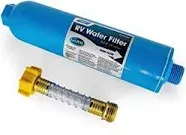 Camco RV Marine 40043 TastePure Water Carbon Filter w/Flexible Hose Protector