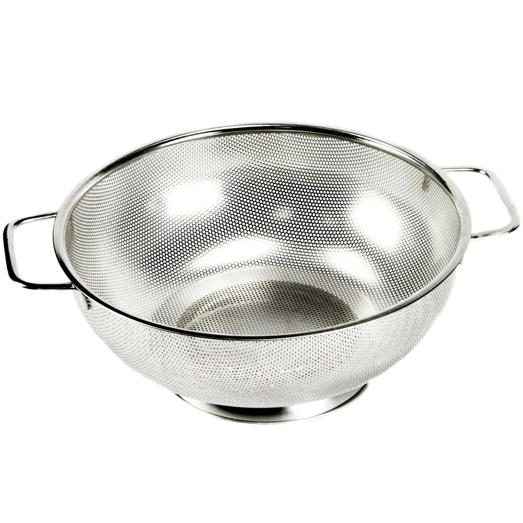 Chef Craft Select Microperforate<wbr/>d Colander, 5 quart, Stainless Steel - NEW