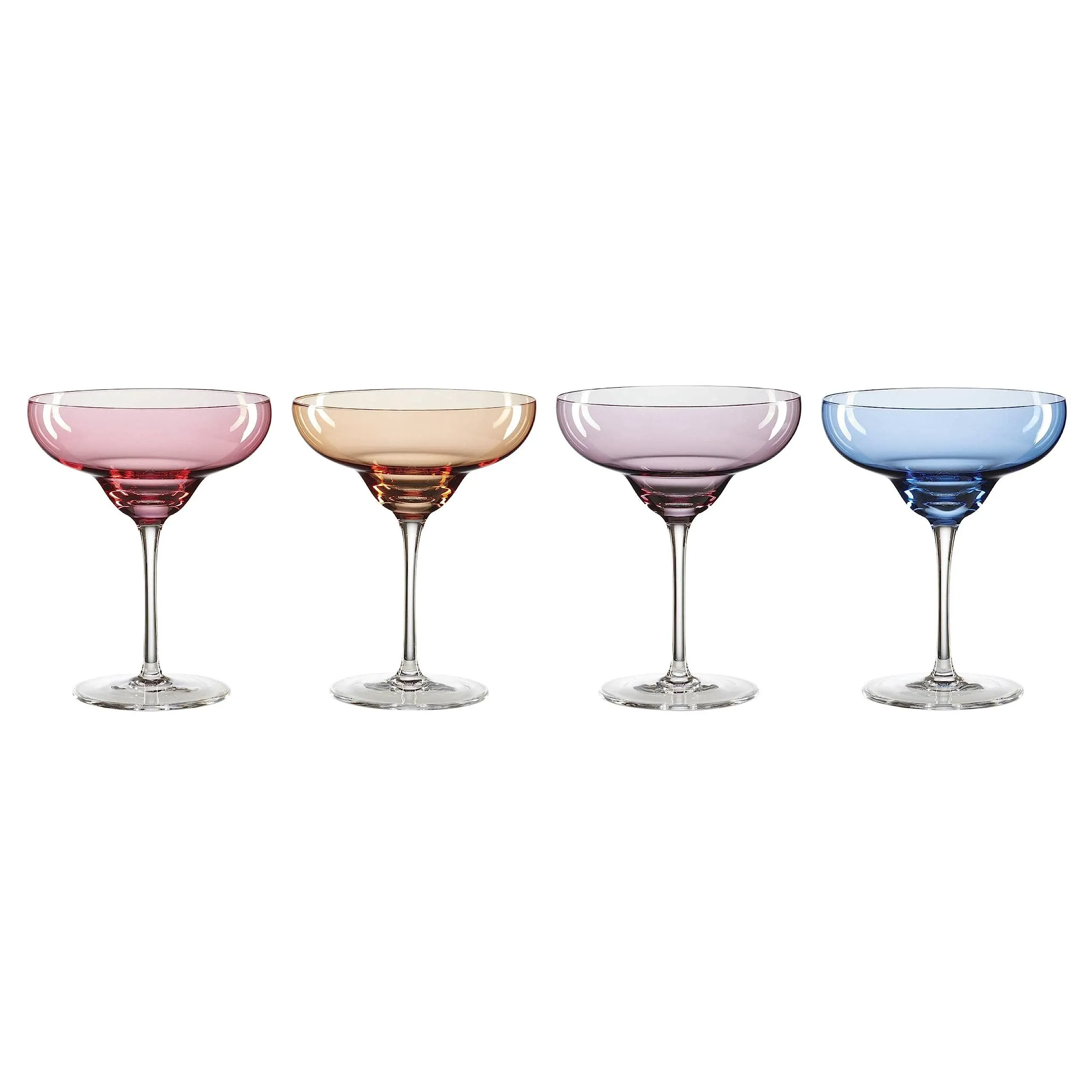 Oneida True Colors Margarita Glasses, Set of 4