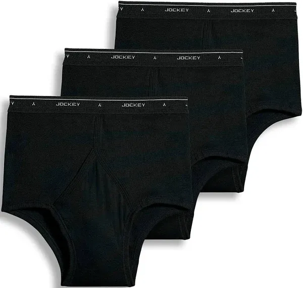 Jockey Men's Underwear Classic Full Rise Brief - 3 Pack