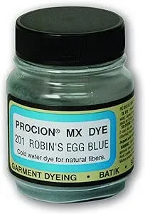 Jacquard Procion MX Dye 2/3 oz - Robins Egg Blue