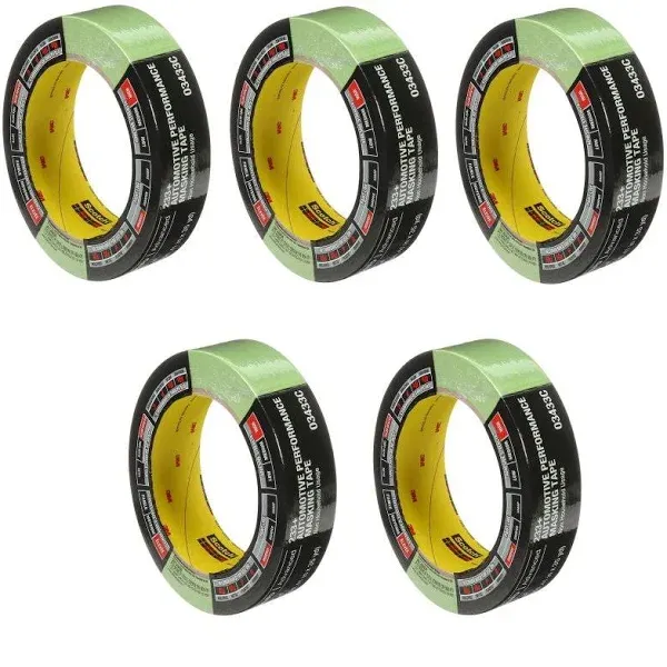 3M 03433 36 mm x 32 M Automotive Performance Masking Tape 5 Pack at MechanicSurplus.com