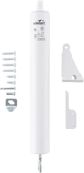 Wright Products V150WH Heavy Duty Pneumatic Storm &amp; Screen Door Closer White