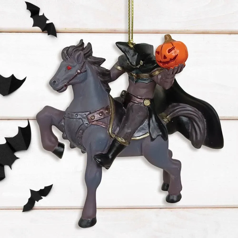 OrnamentallyYou Headless Horseman Spooky Halloween Ornament