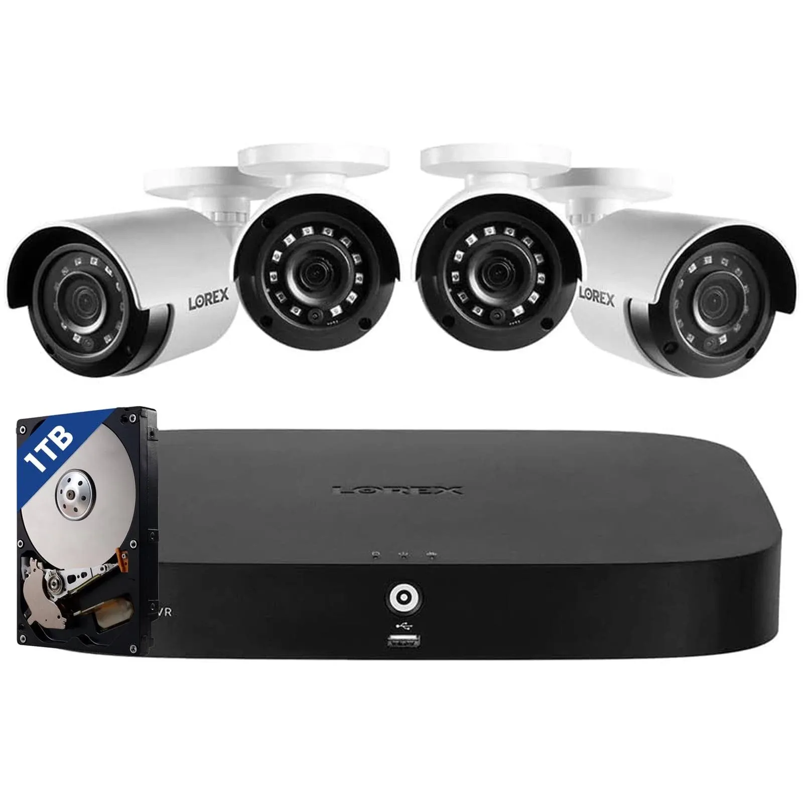 Lorex 1080p 8-Channel 1TB Wired DVR System