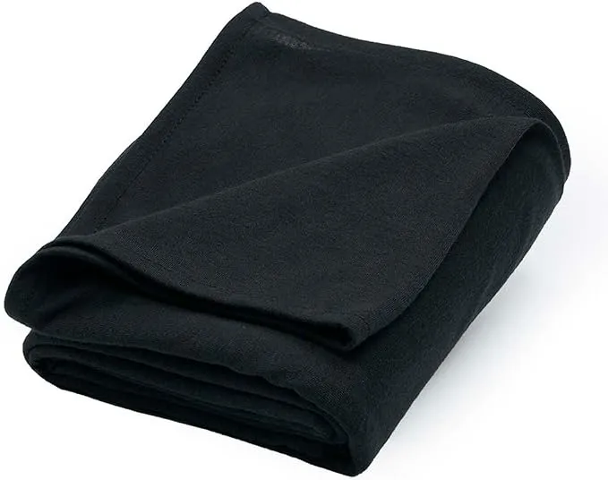 Brookstone 2 in 1 Travel Blanket - Ultra Soft Portable Knitted Throw Blanket with Carrying Case, Size: One size, Black