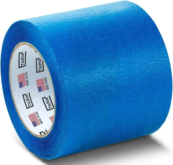 Wide Blue Painters Tape (2 Pack), 4 Inch X 60 Yards, 3D Tape, 3D Printing Tape, 