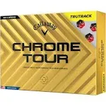 Callaway Chrome Tour TruTrack Yellow Golf Balls