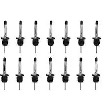 24 Pack Liquor Pour Spouts Set - Stainless Steel bottle spout and Liquor Pour...