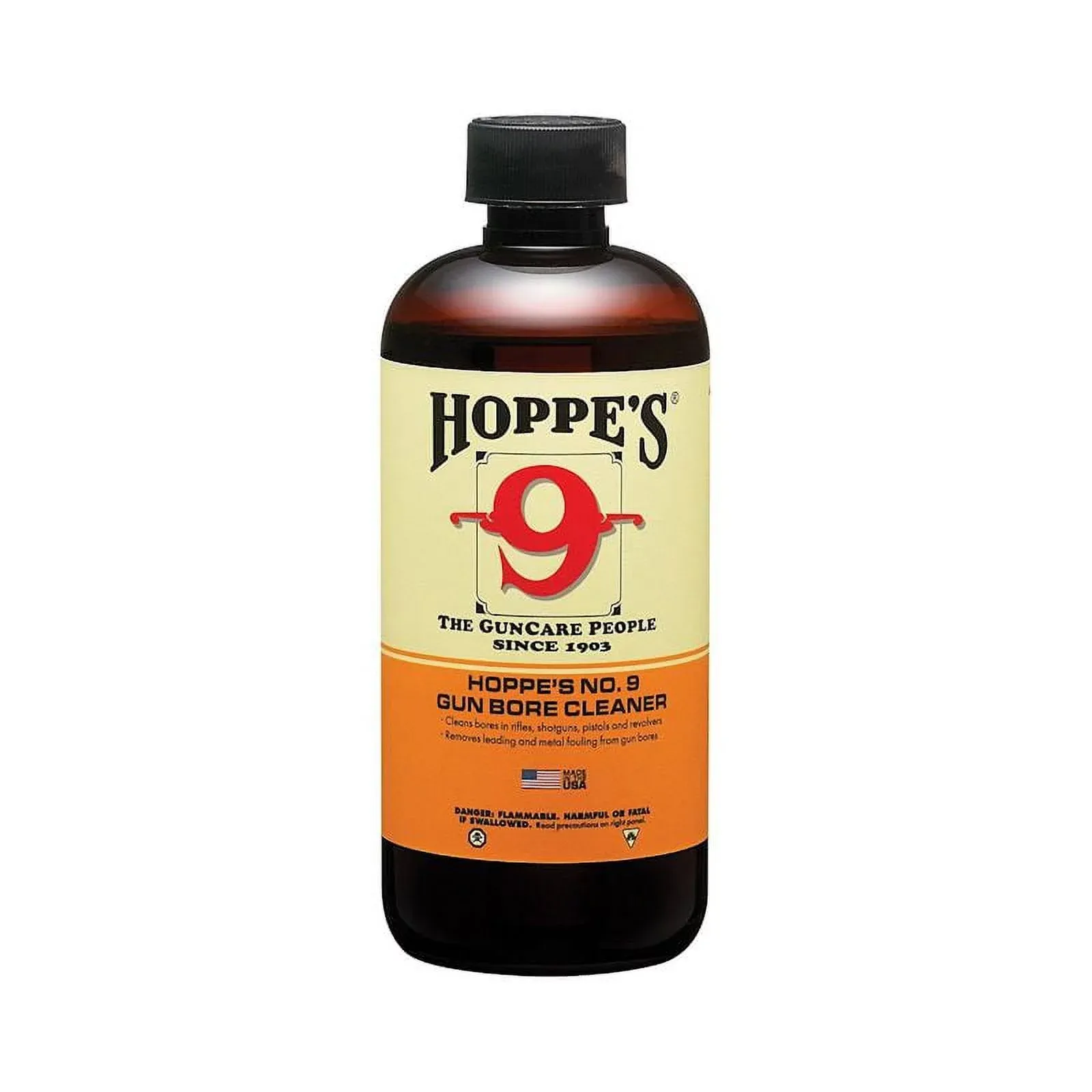 Hoppe's No. 9 Gun Bore Cleaner, Used for Gun Cleaning All Types of Firearms since 1903, 932