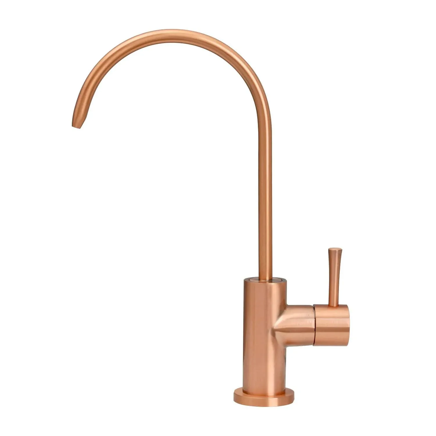 Akicon Copper Finish Kitchen Water Filter Faucet Fits Most Reverse Osmosis Units or Water Filtration System in Non-Air Gap, Only for Cold Water