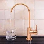 One-Handle Copper Drinking Water Filter Faucet Water Purifier Faucet, Bronze