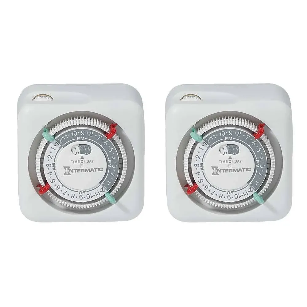 Intermatic TN111K-2PK Premium Indoor Timers 2-Pack