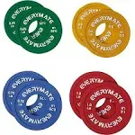 Rubber Fractional Weight Plates Set of 8 Micro Fractional Plates Set of 8