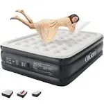 Ohgeni Air Mattress Queen with Built-In Pump for Guest, 18&#034; Tall Colchon Inflabl