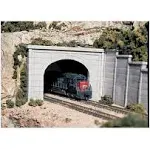 Woodland Scenics HO Cut Stone Double Tunnel Portal