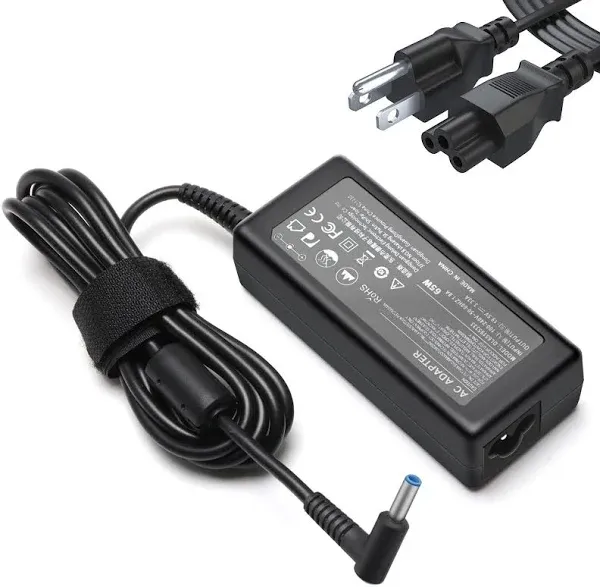 65W AC Adapter Laptop Charger for HP Envy 13 15 17 15t 15m 17m X360 15-1039wm...