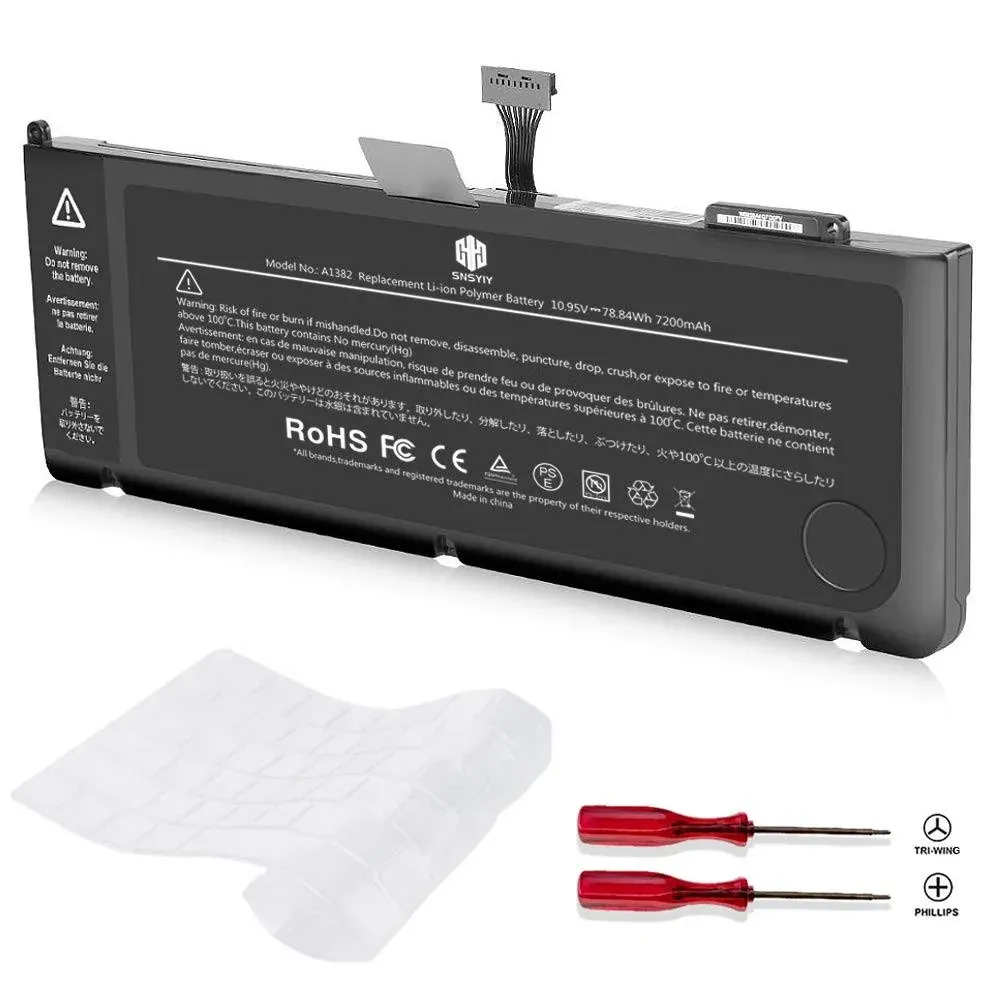 A1382 Battery for Macbook Pro 15 Inch A1286 Early 2011 Late 2011 Mid 2012 New La