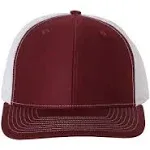 Wholesale Richardson 112 Snapback Trucker Cap, Cardinal/ White, Onesize