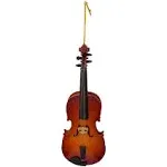 Black Case With Red Felt Lining Music Violin In Ornament NEW musician gift