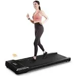 DeerRun 2024 Upgrade Walking Pad, Smart Under Desk Treadmill for Home, No-Assembly Treadmills, APP/Remote Control, LED Display, Walking Jogging