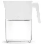 LARQ PureVis UV-C LED 1.9L/8-Cup Pitcher Water Container w/ Filter Pure White