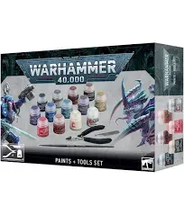 Warhammer 40K Paints + Tools Set