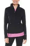 Coolibar Women's interval Jacket UPF 50+ Black / L