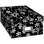 Pioneer Photo Albums B-1BW Photo Storage Box, Ruby Design