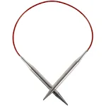 ChiaoGoo Red Lace Steel Circulars 16"