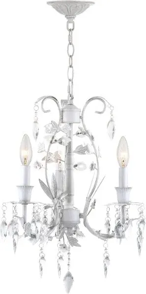 Safavieh Jasper 3 Light White 14.5 Inch Dia Adjustable Chandelier