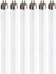 (6 Pack) F13T5/CW - T5 Fluorescent 4100K Cool White - 21&#034; Linear - 13 Watt T5...