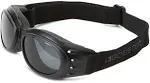 Bobster Cruiser 2 Motorcycle Riding Goggles Interchangeabl<wbr/>e Lenses Carrying Case