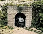 Woodland Scenics HO Cut Stone Double Tunnel Portal