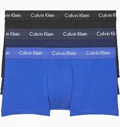 Calvin Klein Men's Cotton Stretch Low Rise Trunk 3-Pack