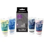 Speedball Block Printing Inks - Basic, Set of 4, 1.25 oz