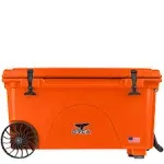 Orca 65 Quart Wheeled Cooler - Blaze Orange