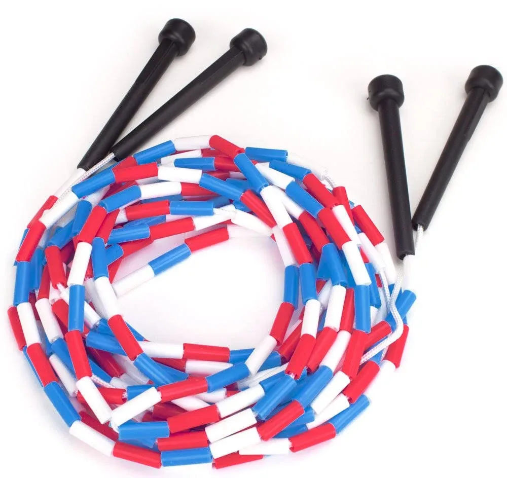 16-Feet Double Dutch Jump Ropes with Plastic Segmentation (2-Pack)