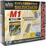 KATO 20-852 N-Gauge Endless Railway Basic Set Master 1 Railway Model Rail Set, Black