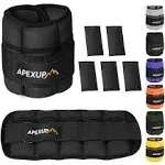 APEXUP 10lbs/Pair Adjustable Ankle Weights for Women and Men, Modularized Leg...