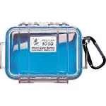 Pelican 1010 Micro Case (Blue / Clear)