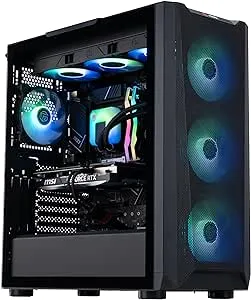 ABS Kaze Aqua Gaming PC - Windows 11 - Intel I7 14700KF - GeForce RTX 4070 Super - DLSS 3.5 - AI-Powered Performance - 32GB DDR5 6000MHz - 1TB M.2 NVMe SSD - KA14700KF4070S