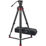 Sachtler S2064S-FTGS System aktiv6 flowtech75 GS Tripod with Spreader, Handle and Bag