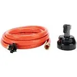 Camco | RhinoFlex Clean Out Hose with Rinser Cap | 22999 | 10'