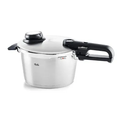 Fissler Vitavit Premium Pressure Cooker with Steamer Insert