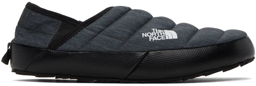 The North Face Men's Thermoball Traction Mule V, Phantom Grey Heather Print/TNF Black / 14