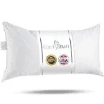 16x22 Decorative Throw Pillow Insert Down and Feathers Fill 100% Cotton Cover...