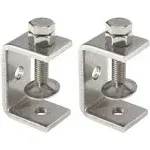 2Pcs C-Clamp 304 Stainless Steel G-Clamp Tiger Clamp Heavy Duty, 47Mm